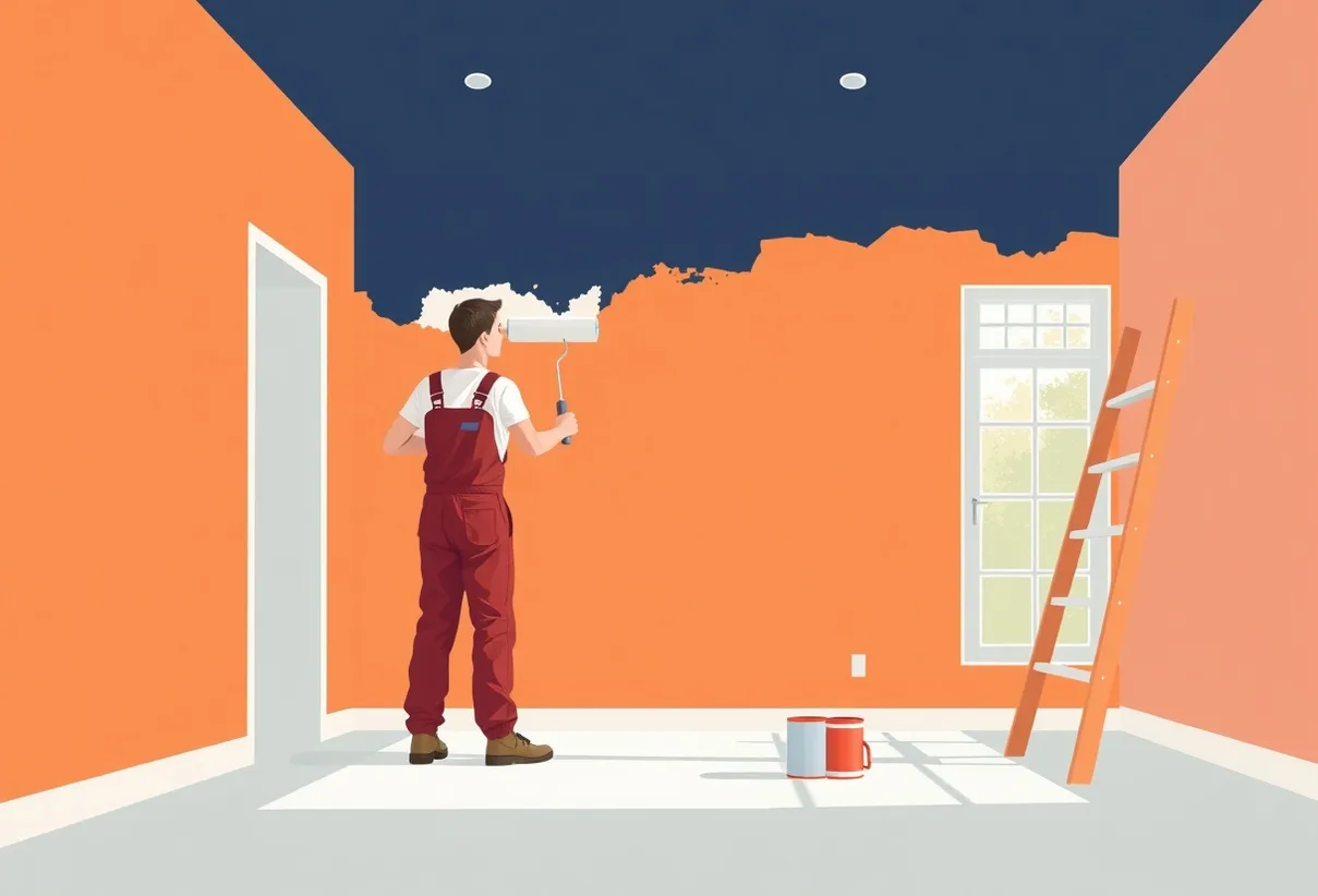Peintre Wambrechies 59118 en intervention sur un chantier